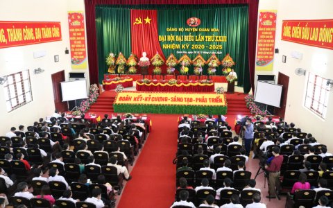 Đồng chí Hà Thị Hương giữ chức Bí thư Huyện ủy Quan Hóa khóa XXIII Nhiệm Kỳ 2020-2025